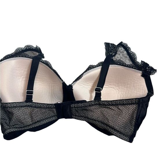 Victoria’s Secret dream angels black lace push up bra size 34DD - Picture 3 of 12